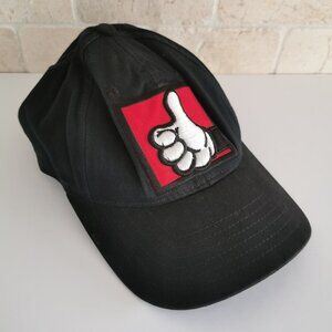 Mickey Mouse Hat Snapback Cap Adult Black Disney Thumbs Up #1 Mouse In The House